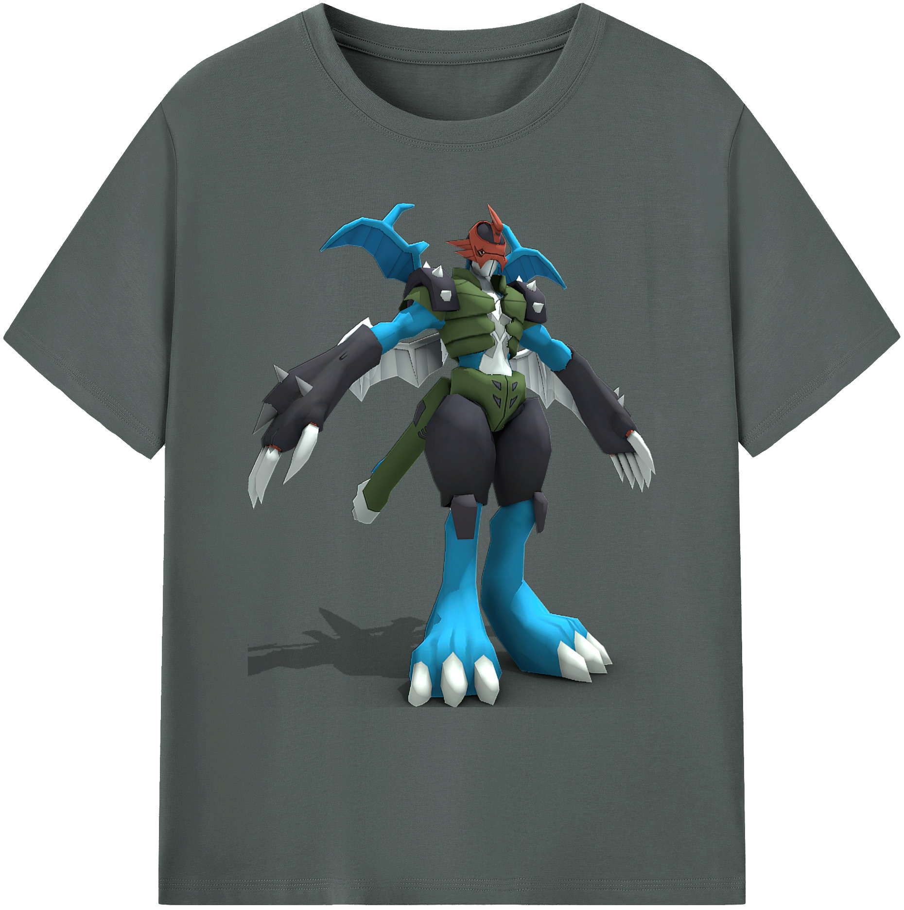 （画像用） Digimon デジタルモンスター/デジモン 綿100％ メンズ半袖Tシャツ｜肌触りやわらか＆通気性